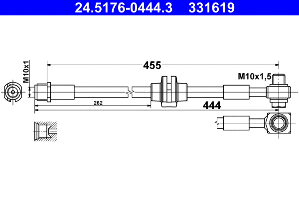 Brake Hose (24.5176-0444.3)
