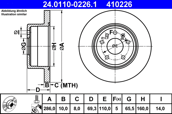 Brake Disc (24.0110-0226.1)