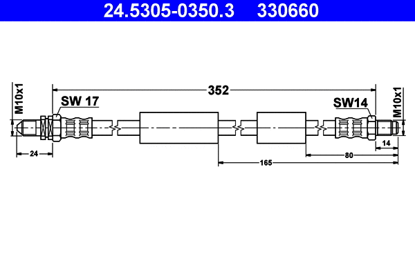 Brake Hose (24.5305-0350.3)