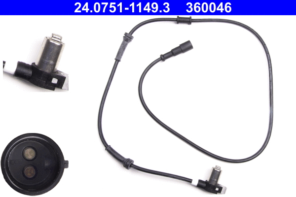 Sensor, wheel speed (24.0751-1149.3)