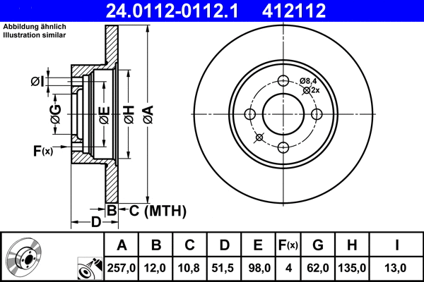 Brake Disc (24.0112-0112.1)