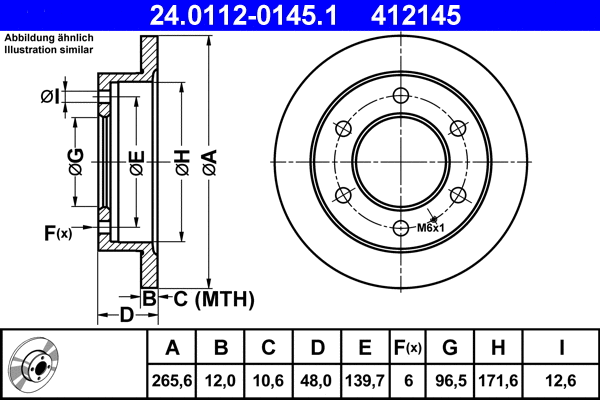Brake Disc (24.0112-0145.1)
