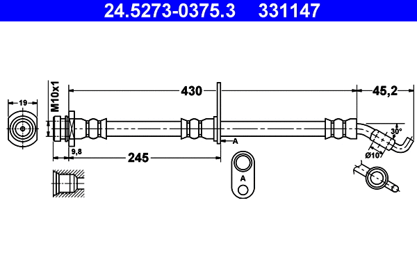 Brake Hose (24.5273-0375.3)