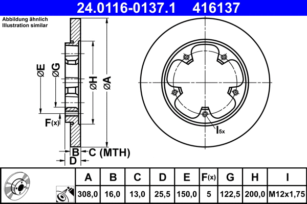 Brake Disc (24.0116-0137.1)
