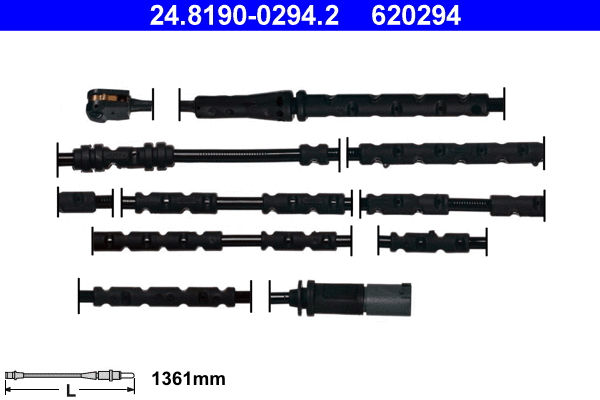 Warning Contact, brake pad wear (24.8190-0294.2)
