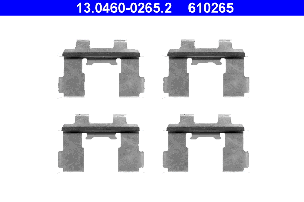Accessory Kit, disc brake pad (13.0460-0265.2)