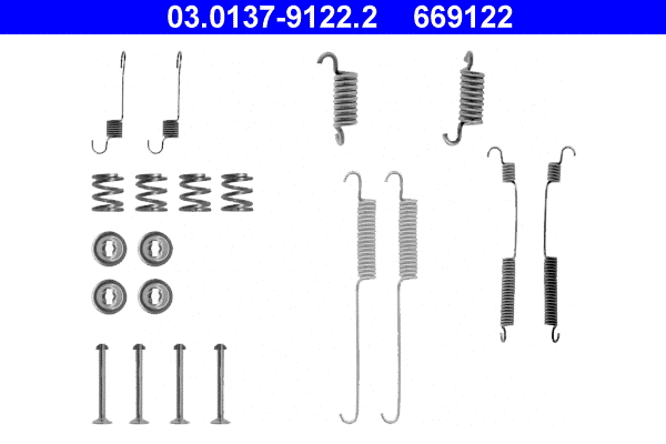 Accessory Kit, brake shoes (03.0137-9122.2)