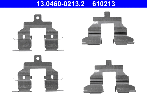 Accessory Kit, disc brake pad (13.0460-0213.2)