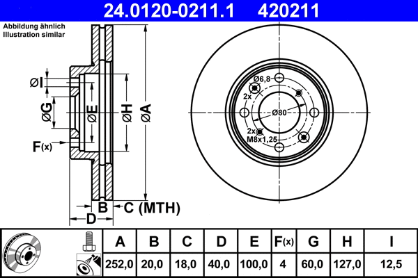 Brake Disc (24.0120-0211.1)