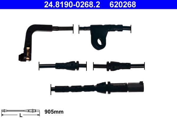 Warning Contact, brake pad wear (24.8190-0268.2)