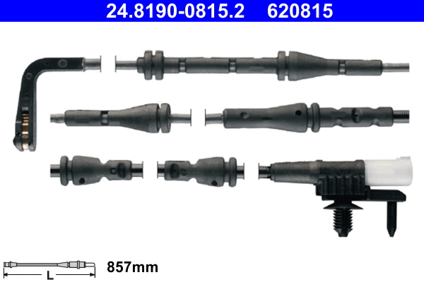 Warning Contact, brake pad wear (24.8190-0815.2)
