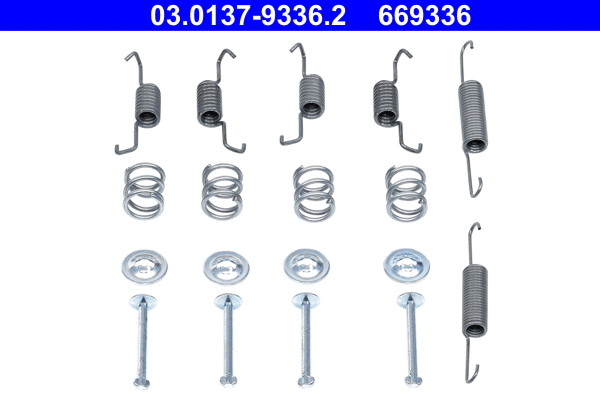 Accessory Kit, parking brake shoes