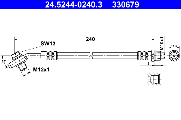 Brake Hose (24.5244-0240.3)