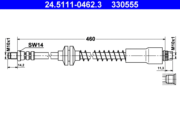 Brake Hose (24.5111-0462.3)
