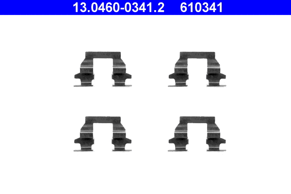 Accessory Kit, disc brake pad (13.0460-0341.2)
