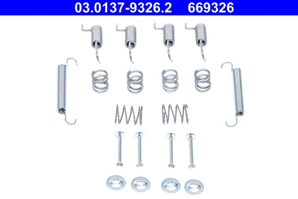 Accessory Kit, parking brake shoes