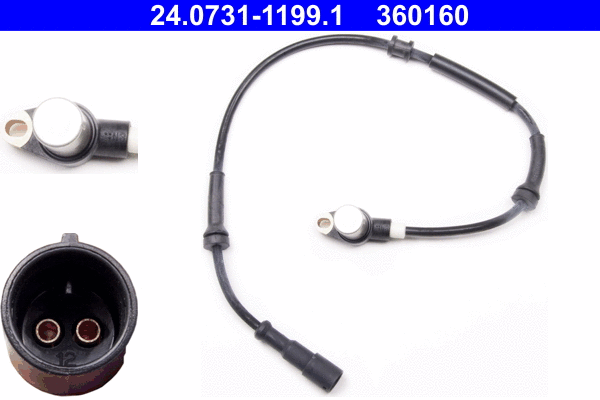 Sensor, wheel speed (24.0731-1199.1)
