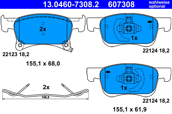 Brake Pad Set, disc brake