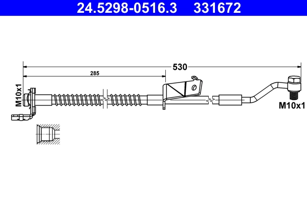 Brake Hose (24.5298-0516.3)