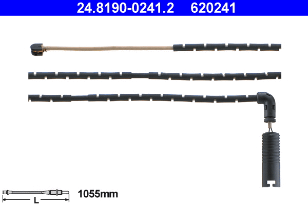 Warning Contact, brake pad wear (24.8190-0241.2)