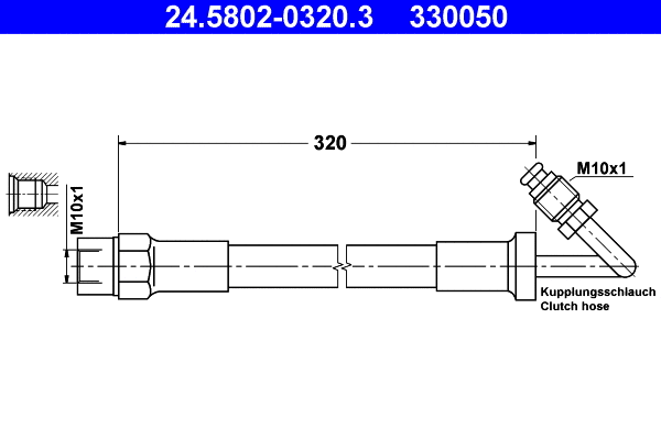 Clutch Hose (24.5802-0320.3)