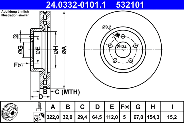 Brake Disc (24.0332-0101.1)