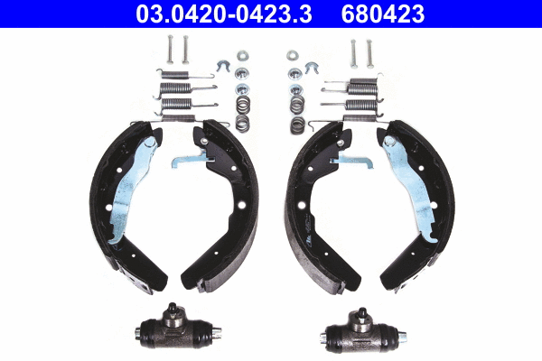 Brake Shoe Set (03.0420-0423.3)