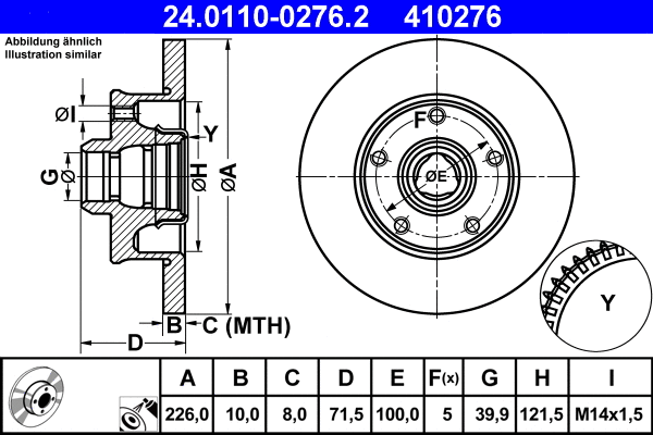 Brake Disc (24.0110-0276.2)