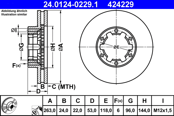 Brake Disc (24.0124-0229.1)