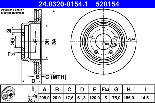 Brake Disc (24.0320-0154.1)