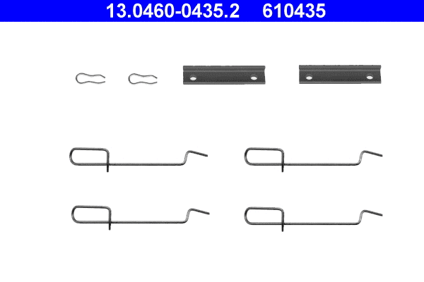 Accessory Kit, disc brake pad (13.0460-0435.2)