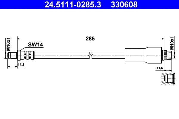 Brake Hose (24.5111-0285.3)