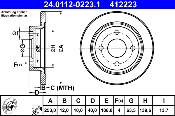 Brake Disc (24.0112-0223.1)