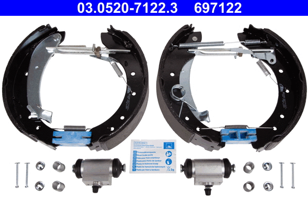 Brake Shoe Set (03.0520-7122.3)