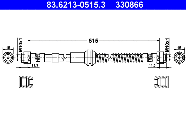 Brake Hose (83.6213-0515.3)