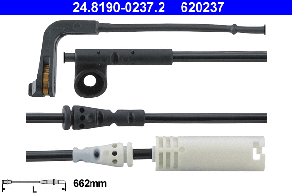 Warning Contact, brake pad wear (24.8190-0237.2)