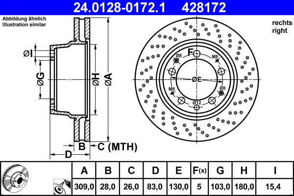 Brake Disc (24.0128-0172.1)