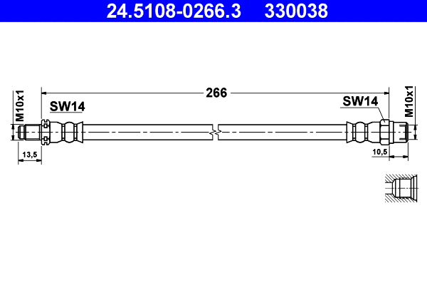 Brake Hose (24.5108-0266.3)