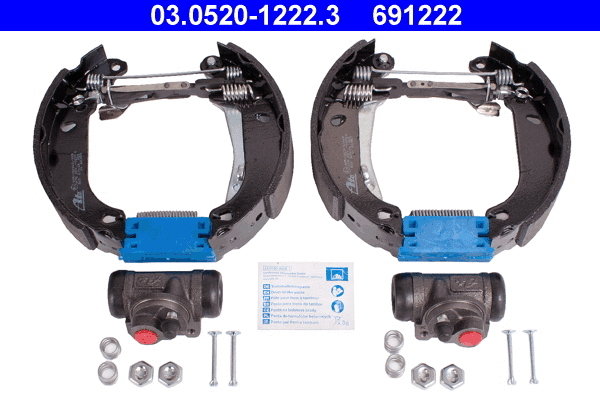 Brake Shoe Set (03.0520-1222.3)