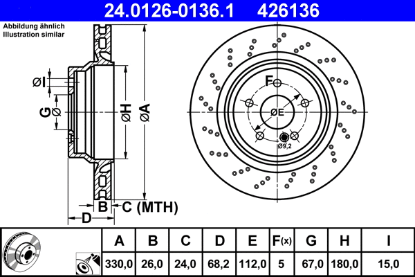 Brake Disc (24.0126-0136.1)