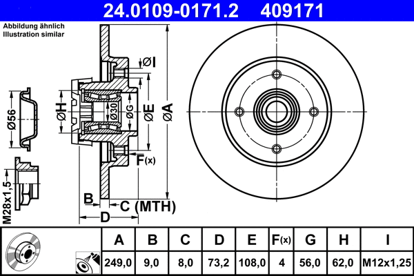 Brake Disc (24.0109-0171.2)