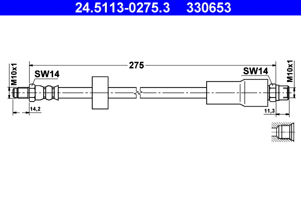 Brake Hose (24.5113-0275.3)