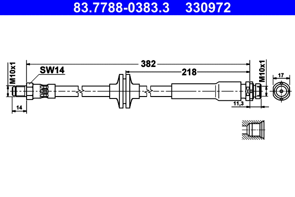 Brake Hose (83.7788-0383.3)