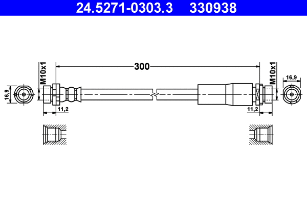 Brake Hose (24.5271-0303.3)