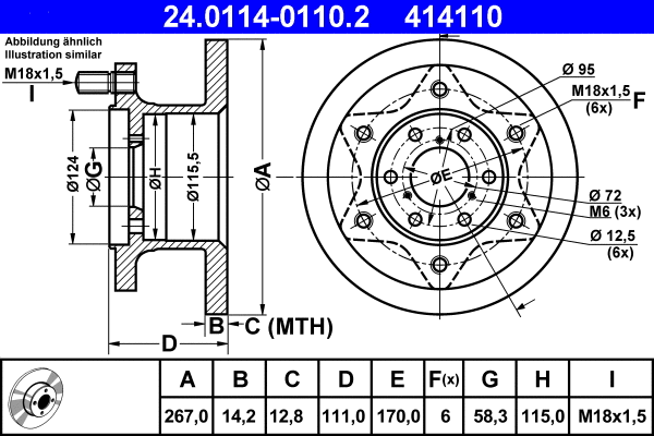 Brake Disc (24.0114-0110.2)