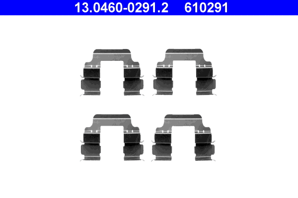 Accessory Kit, disc brake pad (13.0460-0291.2)