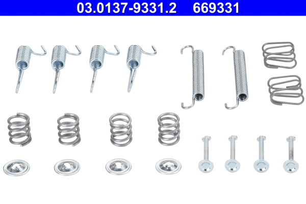 Accessory Kit, parking brake shoes