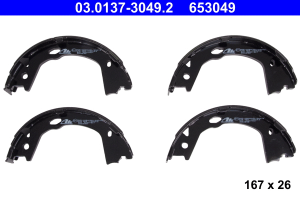 Brake Shoe Set, parking brake