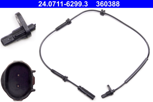 Sensor, wheel speed (24.0711-6299.3)