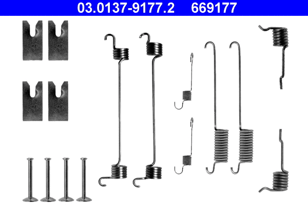 Accessory Kit, brake shoes (03.0137-9177.2)
